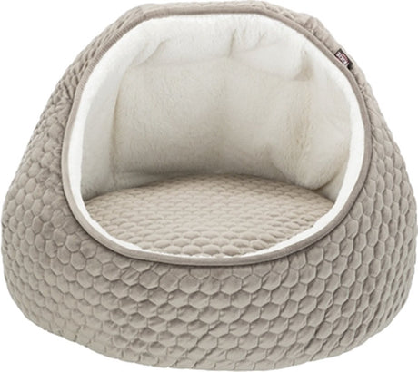 Trixie - kattenmand - iglo livia - grijs crème - 55x55x45cm one size