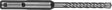 Milwaukee sds-plus mx4 hamerboren - 4-kanten snijdend sds-plus mx4 5 x 165 - 1 st - 4932352008