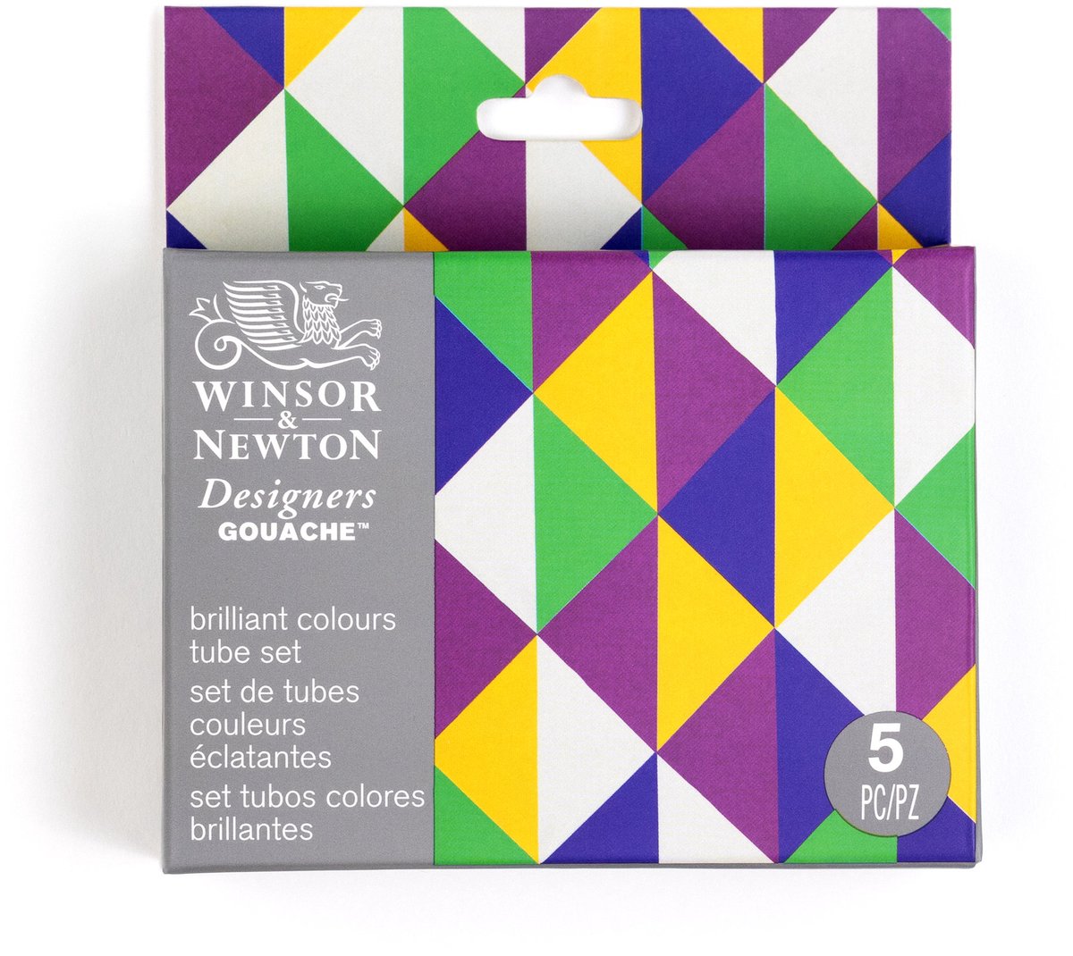Winsor newton 0690182 designers gouache brilliant set – 5x14ml | opaque gouache voor levendige kleuren