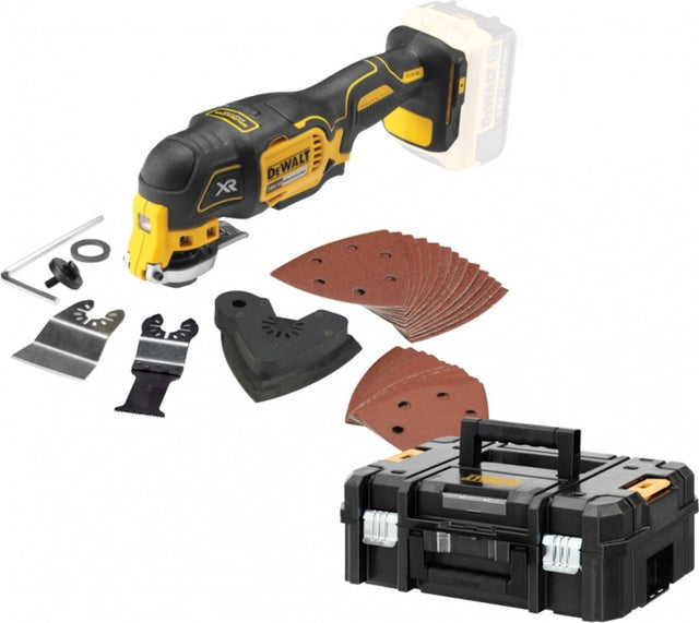 Dewalt dcs355nt oscillerende multitool | body in tstak - losse body (geleverd zonder accu en lader)