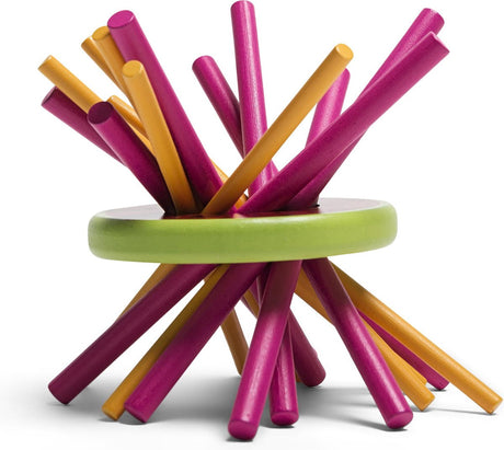 Bs toys mikado meloen houten spel, 31dlg.