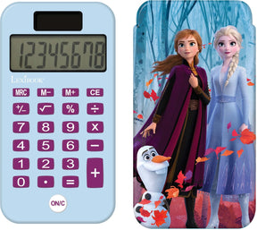 Lexibook frozen 8 digits pocket rekenmachine met bescherming hoes