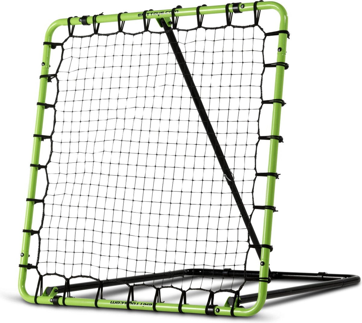 Exit toys exit tempo multisport rebounder 120x120cm - tchoukbal - voetbal rebounder - trainingsmateriaal - buiten - groen zwart