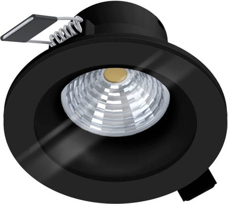 Eglo salabate inbouwarmatuur - led - ø 8,8 cm - zwart - dimbaar