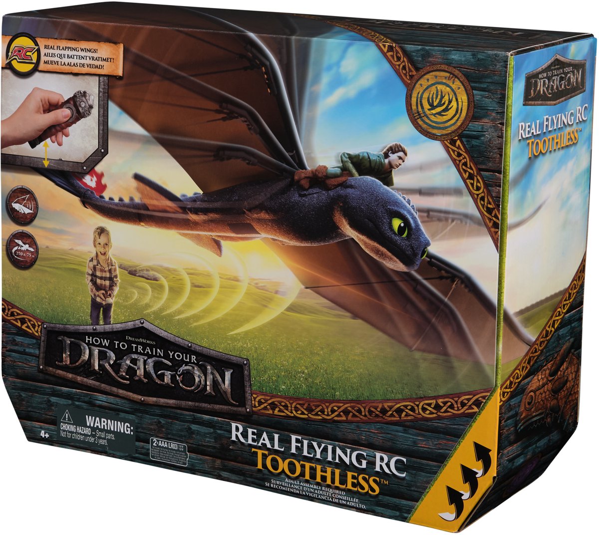 Dreamworks dragons how to train your dragon - vliegende toothless