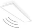 B.k.licht move - led plafondlamp - badkamerverlichting - ip44 - plafonniere met bewegingsmelderg - 98 x 20 x 3 cm - wit