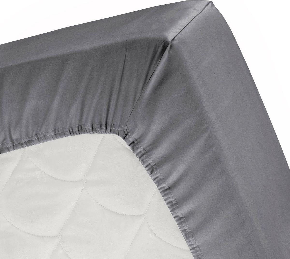 Cinderella - topper hoeslaken - tot 15 cm matrashoogte - 160x200 210 cm - antraciet