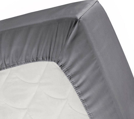 Cinderella - topper hoeslaken - tot 15 cm matrashoogte - 160x200 210 cm - antraciet