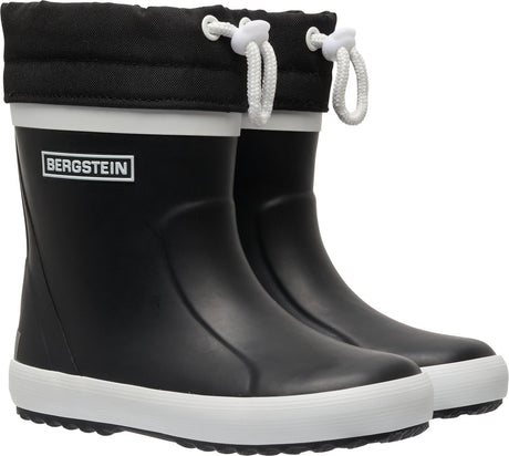Bergstein classic thermo unisex junior regenlaarzen - black 30