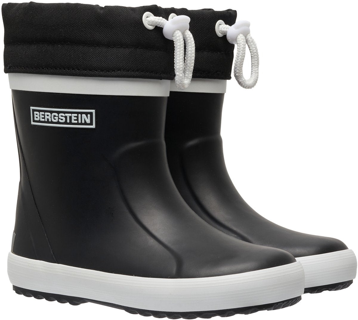 Bergstein classic thermo unisex junior regenlaarzen - black 35
