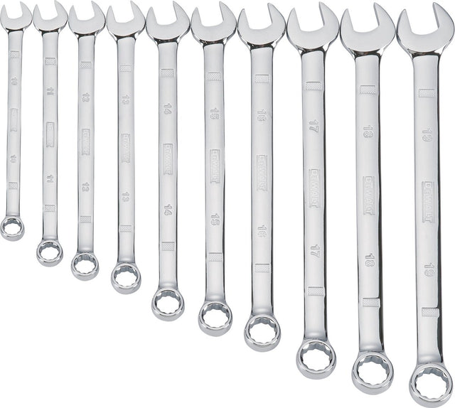 Dewalt dwmt19227-1 ring-steeksleutelset 10-delig sleutelbreedte (metrisch) 10 - 19 mm