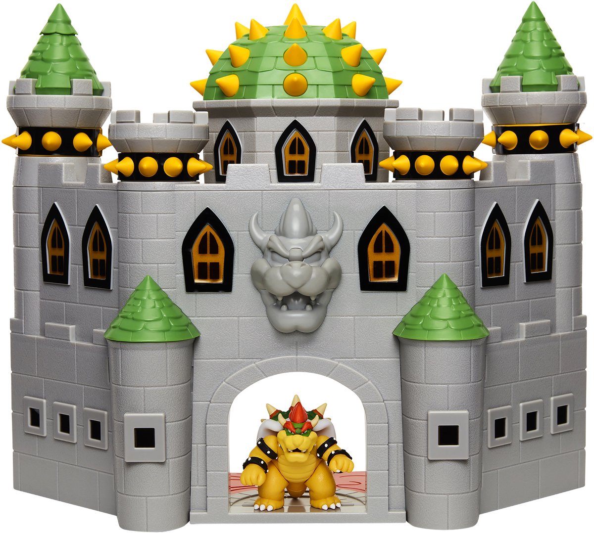 Jakks nintendo super mario deluxe 6 cm bowser castle-speelset