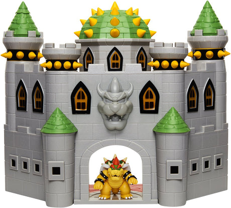 Jakks nintendo super mario deluxe 6 cm bowser castle-speelset