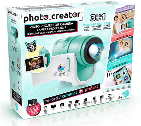 Canal toys - photo creator - 3-in-1 camera, projector en videocamera - clk039