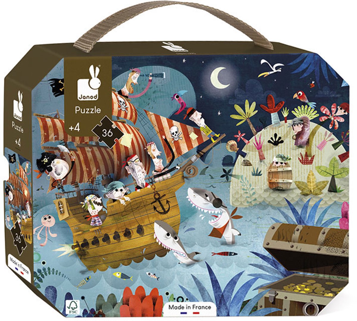 Janod - puzzel - schattenjacht