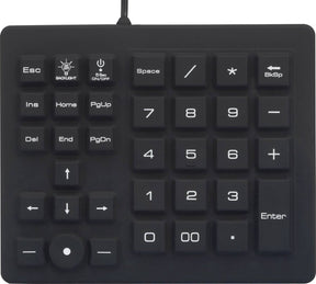 Renkforce numeriek toetsenbord duits spatwaterdicht, stofdicht, touch-knoppen zwart