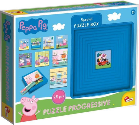 Lisciani - peppa pig - puzzel - progressief