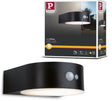 Paulmann solar led-wandarmatuur voor buiten eileen bewegingsmelder ip44 3000k 400lm zwart