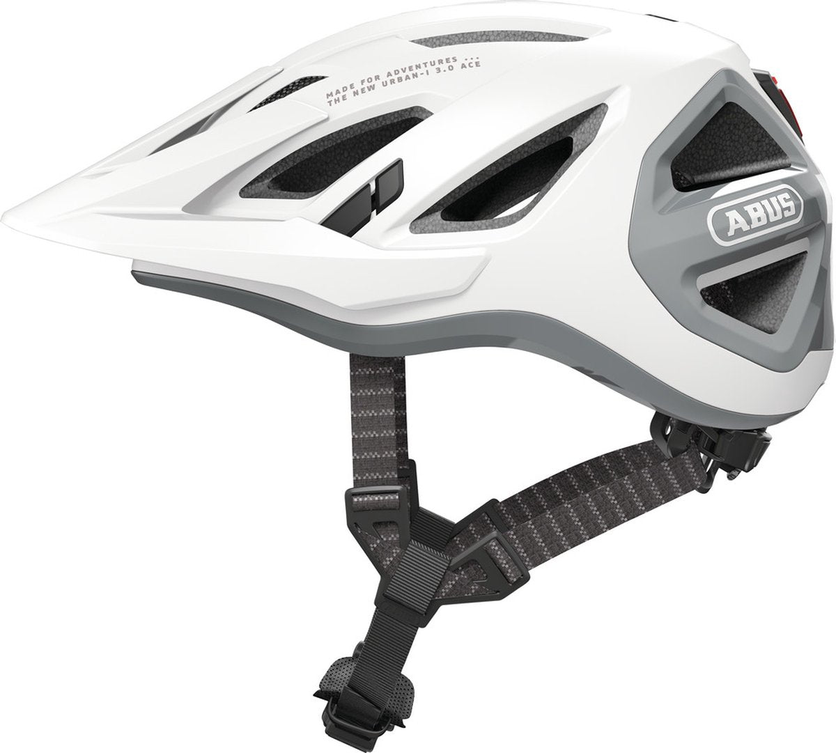Abus urban-i 3.0 ace - fietshelm polar white s (51 - 55 cm)