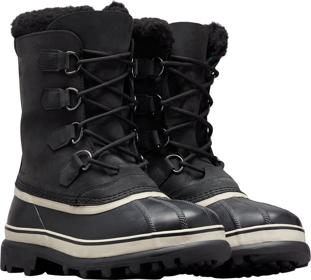 Sorel caribou™ wp men's snowboots - black, dark stone - maat 46