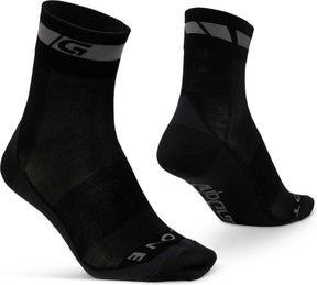 Gripgrab - merino regular cut fietssokken 1 paar wieler sokken - zwart - unisex - maat m (41-44) 41-44