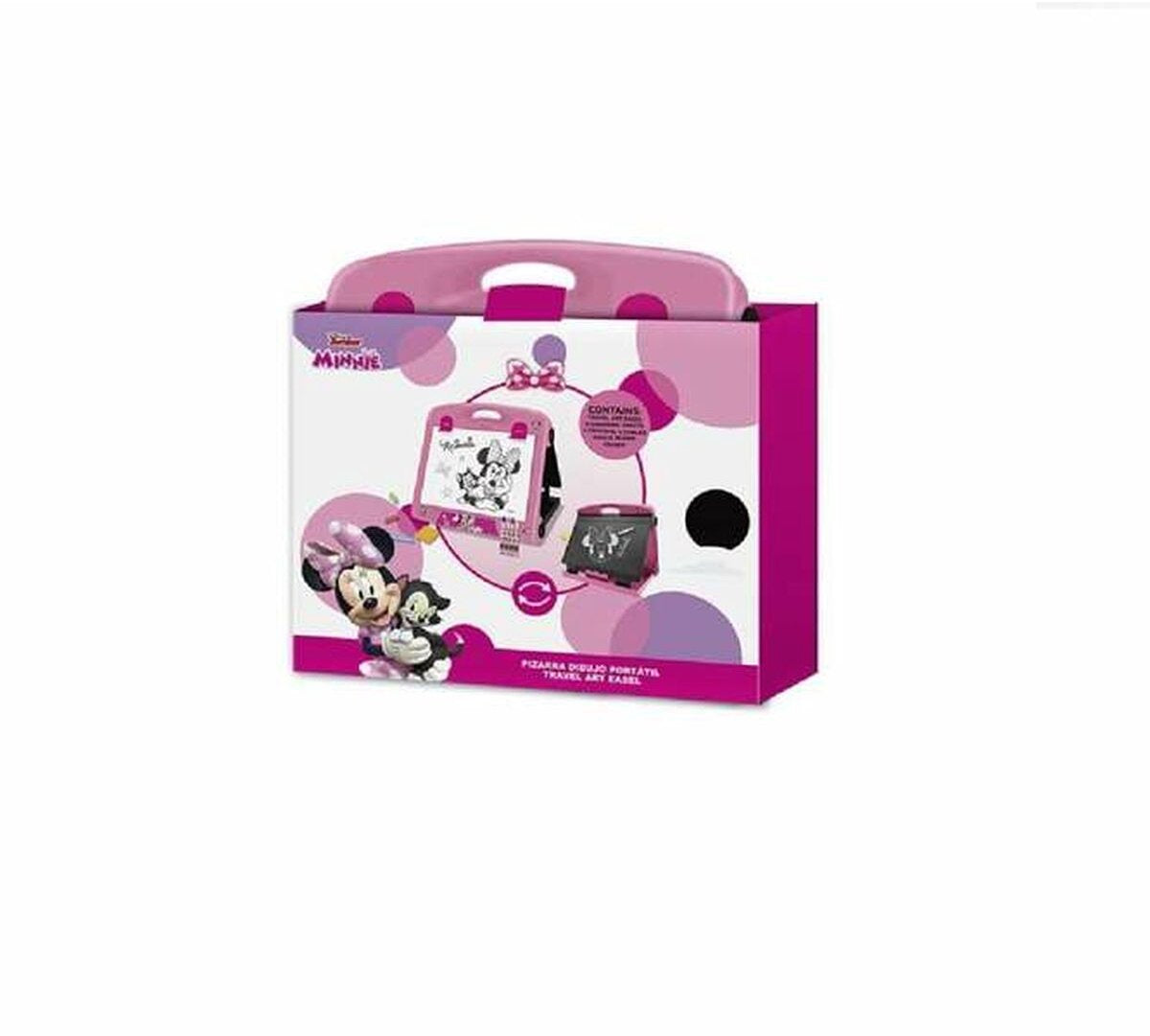 Minnie mouse tekenset roze