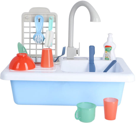 Otto simon afwasbak met echt kraantje en color change servies