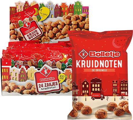 Bolletje kruidnoten uitdeelzakjes 24x 100gr