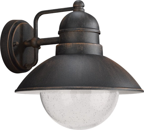 Philips damascus buitenwandlamp - roestig bruin