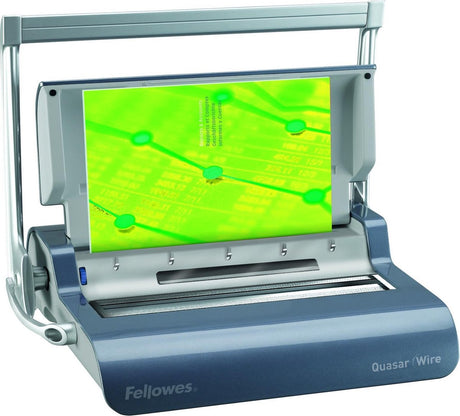 Fellowes inbindmachine quasar wire - metalen bindrug - 130 pagina's
