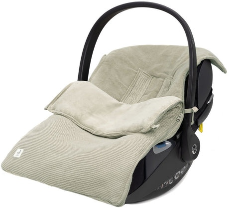 Jollein fußsack gruppe 0+ 3 5 punkte basic knit - olive green