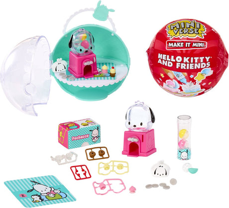 Miniverse - make it mini hello kitty and friends - series 4 - knutselset - miniaturen maken