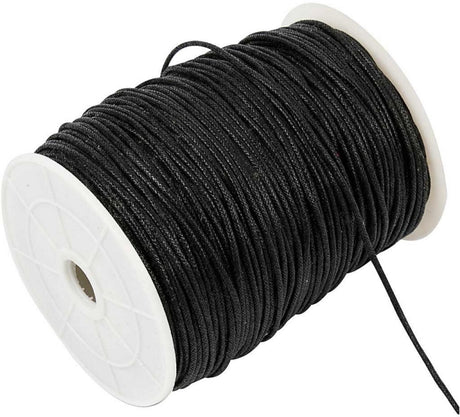 Creativ company katoenkoord 2 mm zwart 100 m