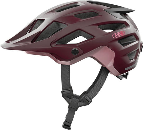 Abus fietshelm moventor 2.0 wildberry red s - 51-55 cm - rood - geschikt voor gebruik op mountainbikes - 295 g s
