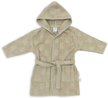 Jollein badjas badstof 1-2 jaar miffy jacquard olive green 1-2 jaar