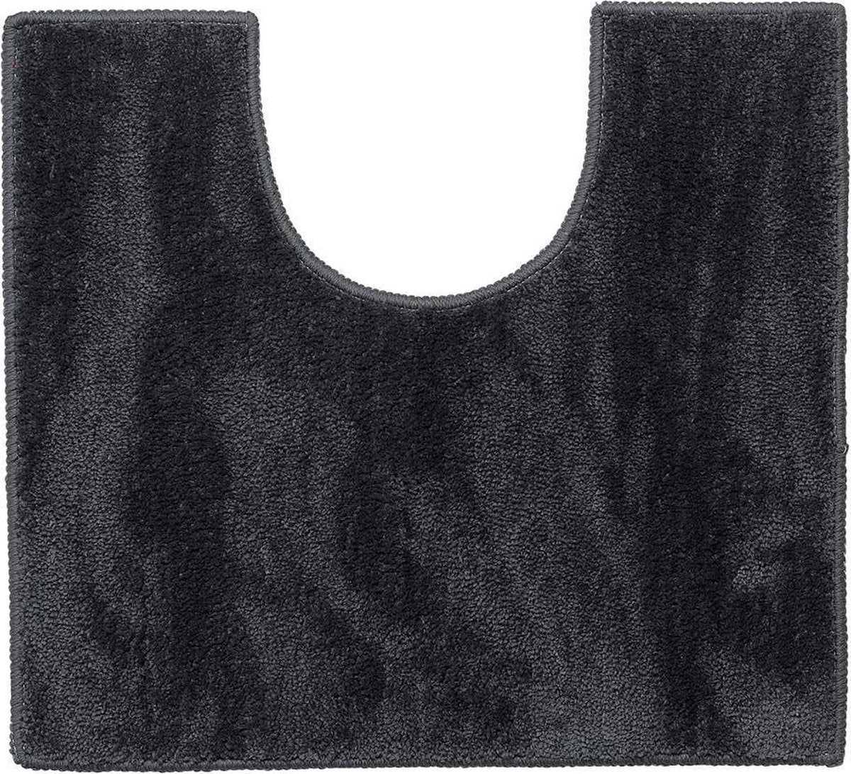 Sealskin - doux toiletmat 45x50 cm - polyester - donkergrijs