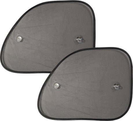 zonneschermen Hatchback zijruit 65 cm zwart 2 stuks