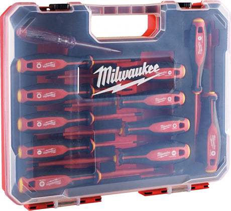 Milwaukee tri-lobe vde schroevendraaierset - 12-delig