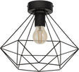 Eglo tarbes plafondlamp - e27 - ø 32,5 cm - zwart