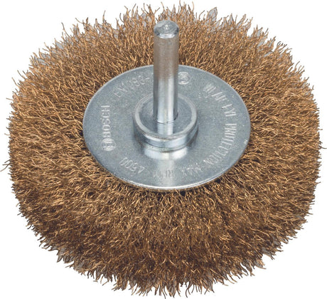 Bosch - schijfborstel, vermessingd 75 mm, 0,2 mm, 4500 u min, 16 mm