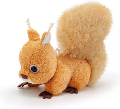 Trudi - sweet collection knuffel eekhoorn 11 cm - handgemaakt in italie - zacht pluche - knuffeldier voor jongens en meisjes - beige - 8x8x11 cm maat xxs