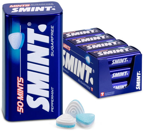 Smint xl tin peppermint (12x 50 stuks)