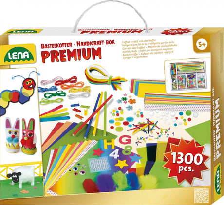 Lena knutselset premium junior 38 cm karton groen 1300-delig