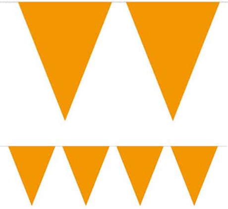Folat party products oranje vlaggenlijn, 10mtr.