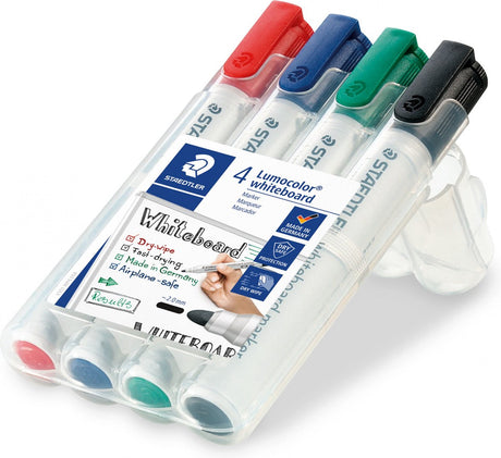 Staedtler lumocolor whiteboard marker 351 b - box met 4 kleuren