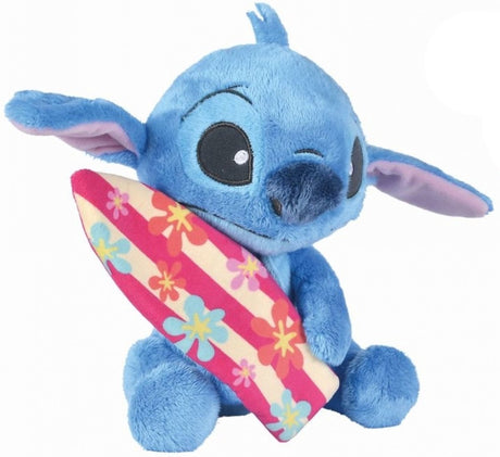 Lilo stitch disney - - stitch met surfplank - 35cm - knuffel - pluche