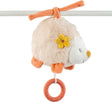 Nattou egel zoe - muziek knuffel - 20 cm - donker warm beige