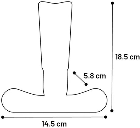 Flamingo hondenspeelgoed nyl’o bamboo t-bone l – kauwspeeltje hond met rundsmaak – duurzaam nylon bamboe – voor sterke kauwers – tandverzorgend hondenspeelgoed l