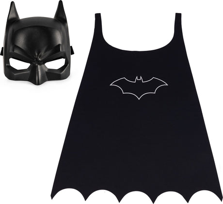 Dc comics dc batman - batman-set met cape en masker - accessoire voor superheldenkostuum