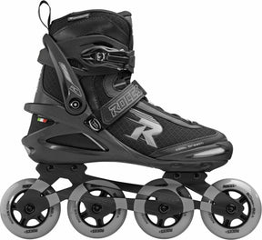 inline skates Pic softboot 82A zwart grijs maat 44